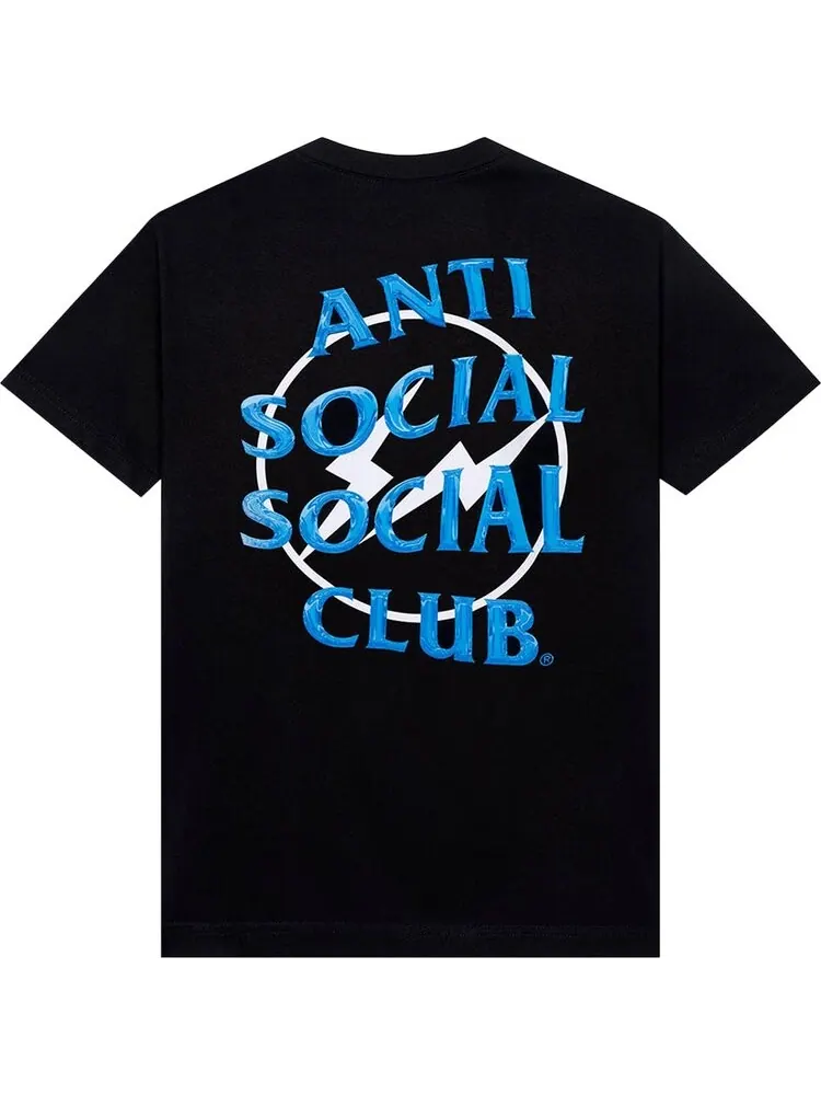 Футболка Anti Social Social Club x Fragment Precious Petals Tee 'Black/Blue' — изображение 2 из 2, черный