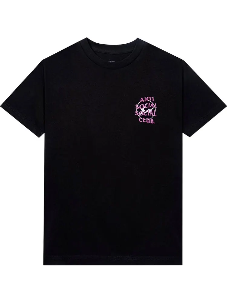 Футболка Anti Social Social Club x Fragment Precious Petals Tee 'Black/Pink' — изображение 1 из 2, черный