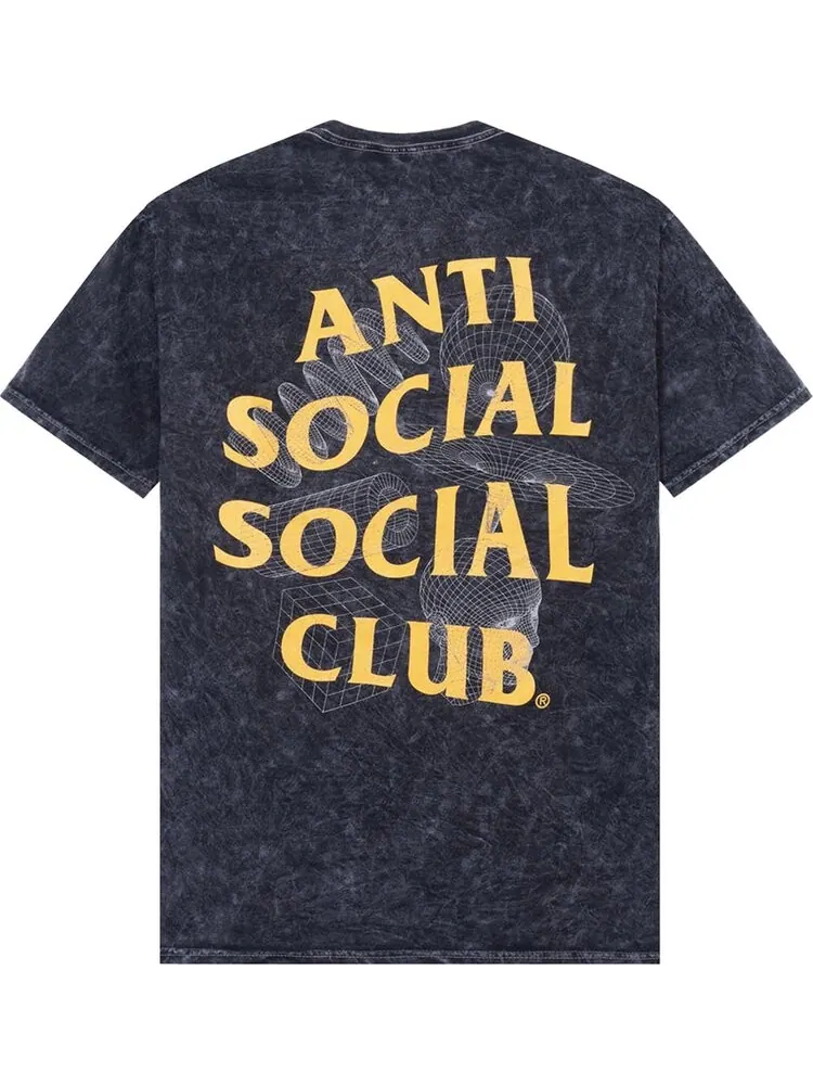 Футболка Anti Social Social Club The Shape Of Things Mineral Wash Tee 'Black' — изображение 2 из 2, черный