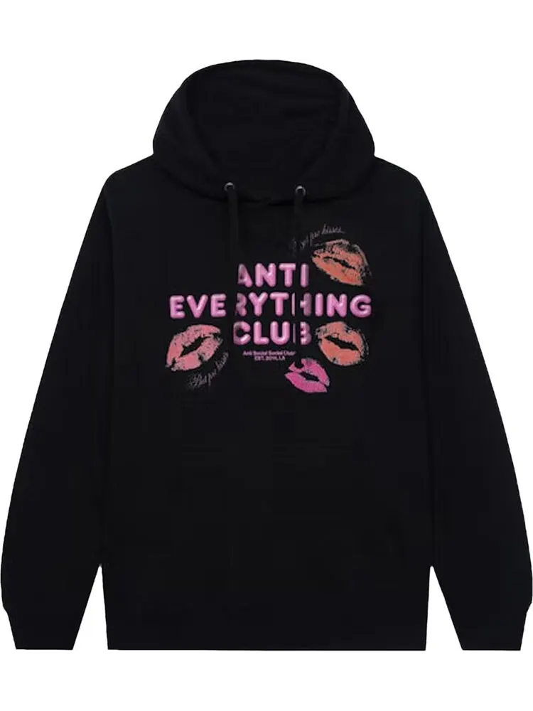 Худи Anti Social Social Club Anti Everything Club <3 Hoodie 'Black' — изображение 1 из 2, черный
