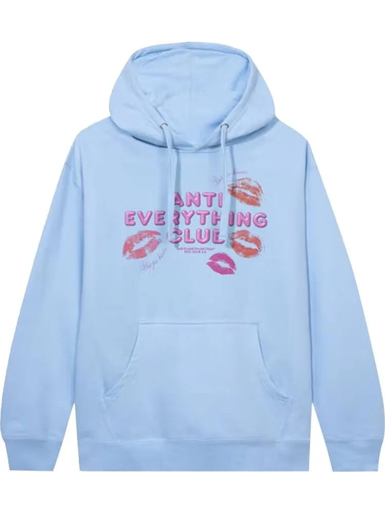 Худи Anti Social Social Club Anti Everything Club <3 Hoodie 'Blue' — изображение 1 из 2, синий
