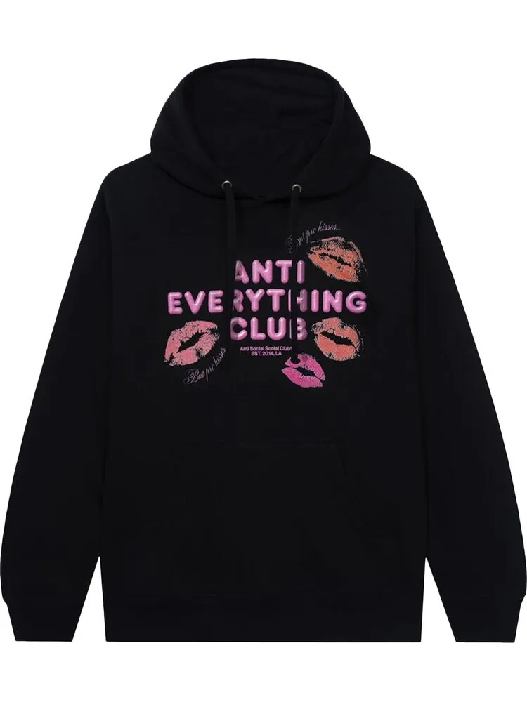 Худи Anti Social Social Club Anti Everything Club <3 Hoodie 'Black' — изображение 1 из 2, черный