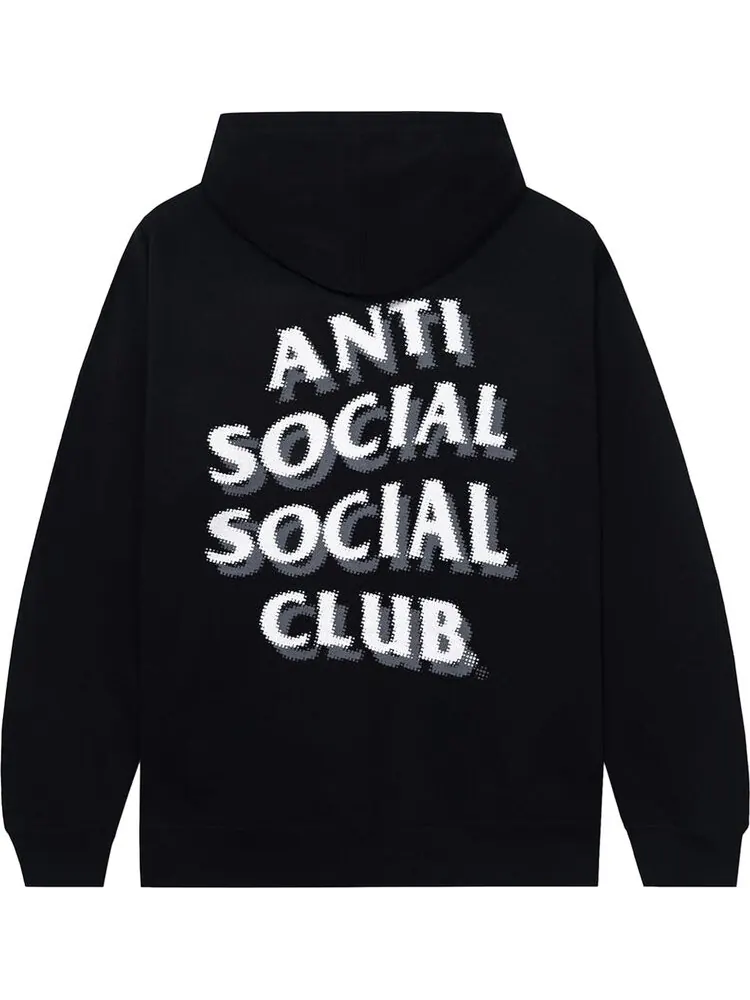 Худи Anti Social Social Club Brooklyn Hoodie 'Black' — изображение 2 из 2, черный