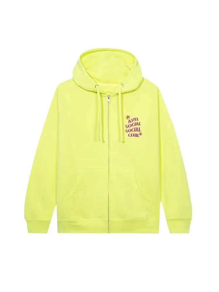 Худи Anti Social Social Club Coral Crush Zip Up 'Yellow' — изображение 1 из 2, желтый