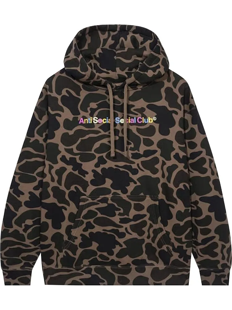 Худи Anti Social Social Club Cheetah Hoodie 'Brown' — изображение 1 из 2, коричневый