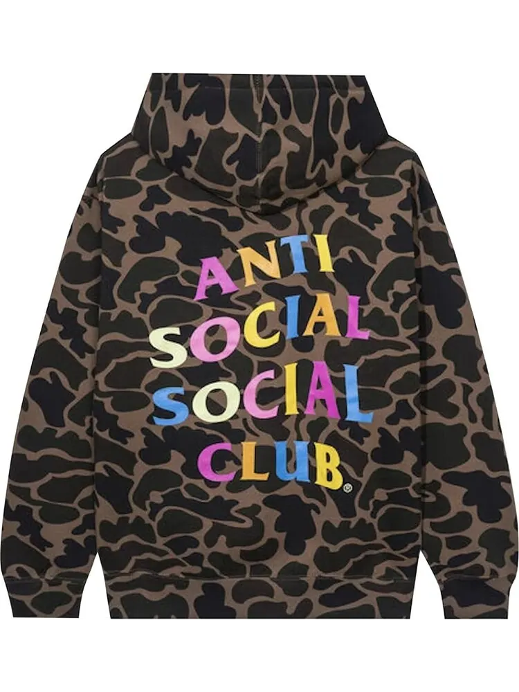 Худи Anti Social Social Club Cheetah Hoodie 'Brown' — изображение 2 из 2, коричневый