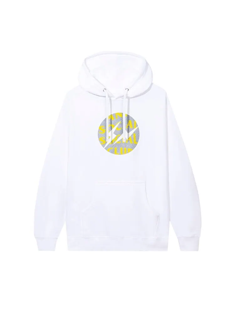 Худи Anti Social Social Club x Fragment Called Interference Hoodie 'White' — изображение 1 из 2, белый