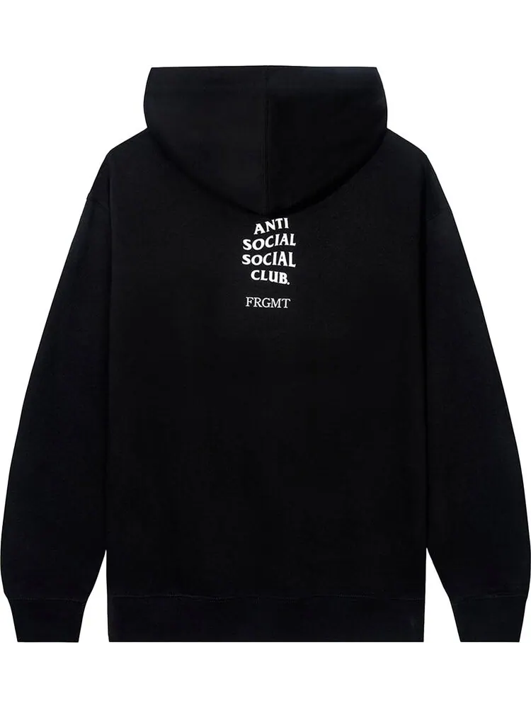 Худи Anti Social Social Club x Fragment Called Interference Hoodie 'Black' — изображение 2 из 2, черный
