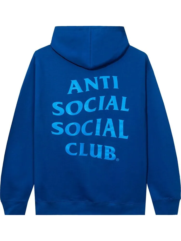 Худи Anti Social Social Club Early Decision Hoodie 'Blue' — изображение 2 из 2, синий