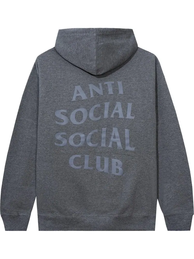 Худи Anti Social Social Club Early Decision Hoodie 'Grey' — изображение 2 из 2, серый