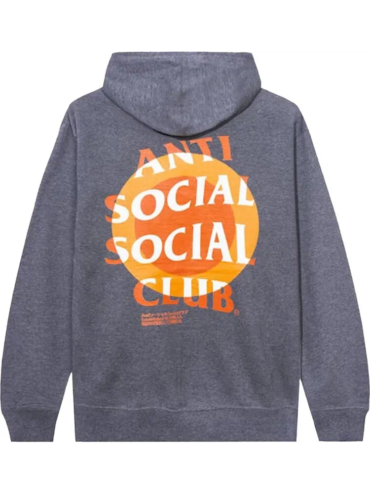 Худи Anti Social Social Club Impatient Hoodie 'Heather Grey' — изображение 2 из 2, серый
