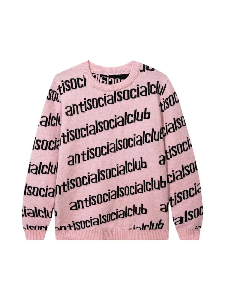 Свитер Anti Social Social Club In The Loop 'Pink' — изображение 1 из 2, розовый
