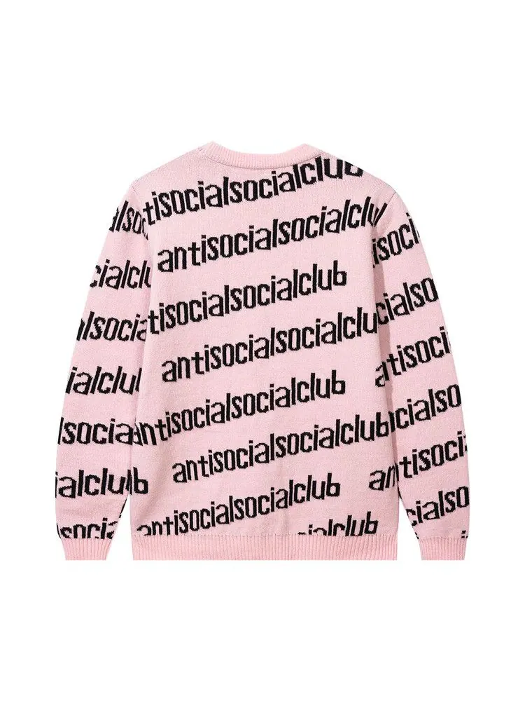 Свитер Anti Social Social Club In The Loop 'Pink' — изображение 2 из 2, розовый