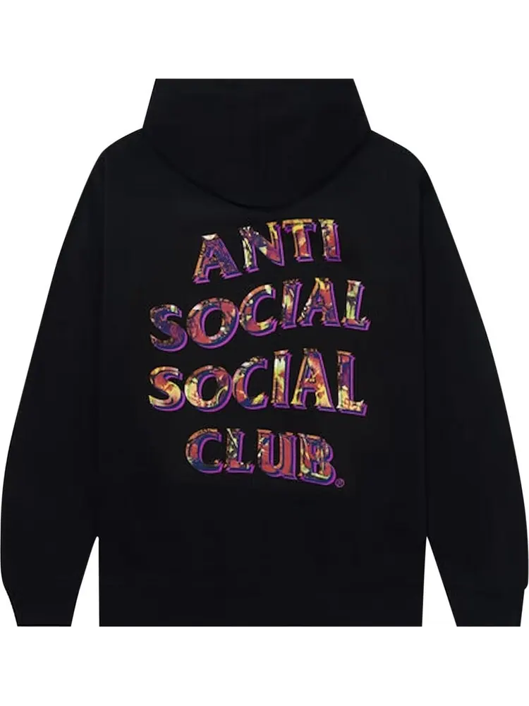 Худи Anti Social Social Club Layer Lock Black Hoodie 'Black' — изображение 2 из 2, черный