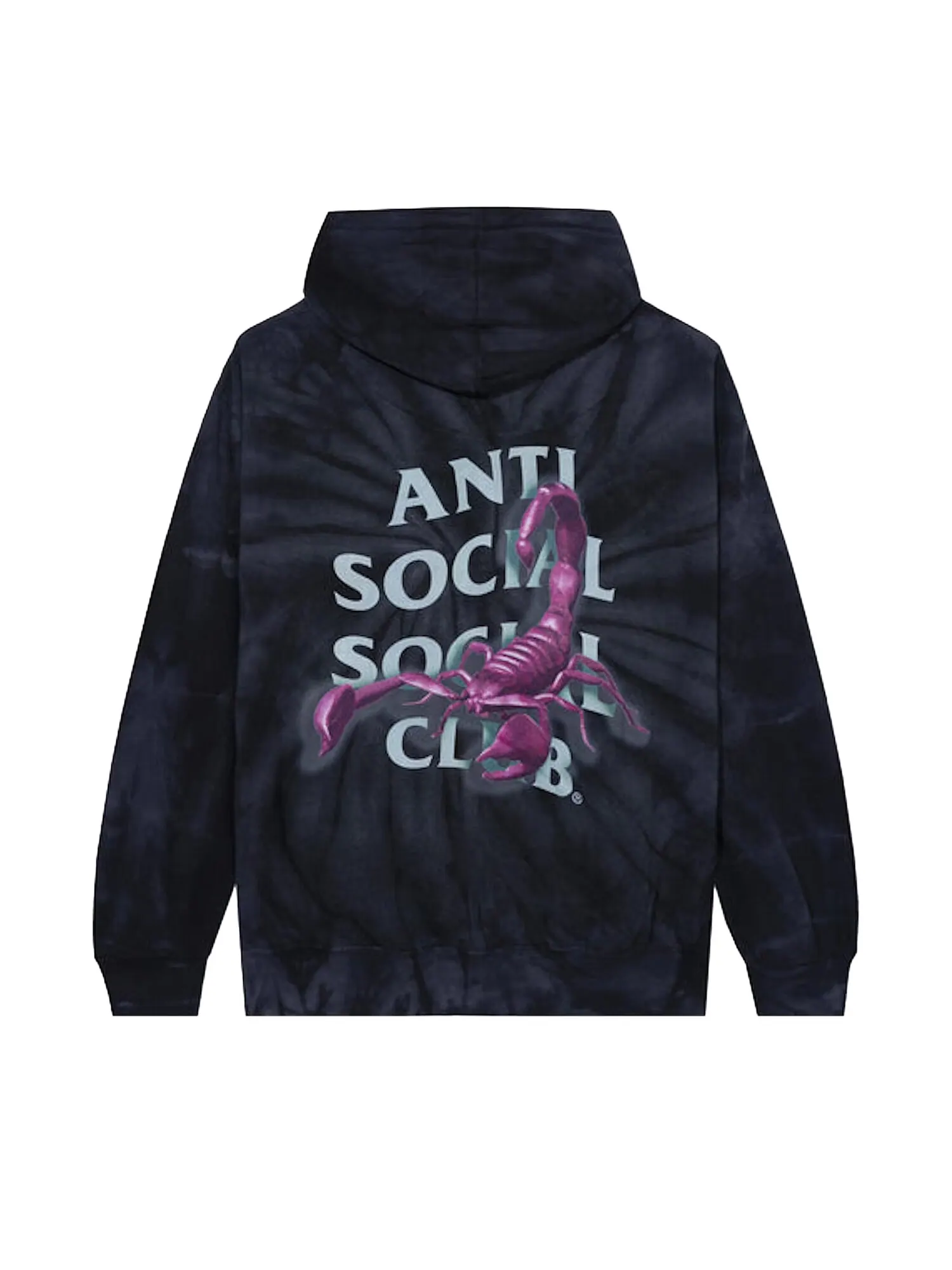 Толстовка с капюшоном Anti Social Social Club — изображение 2 из 2, черный