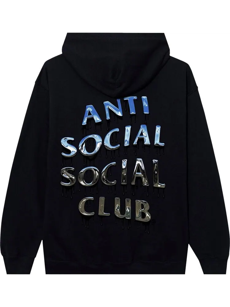 Худи Anti Social Social Club Mind Melt Hoodie 'Black' — изображение 2 из 2, черный
