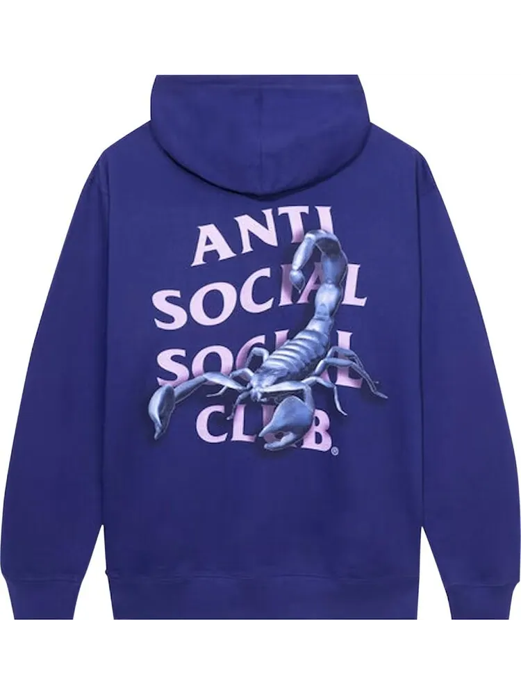 Худи Anti Social Social Club Moodsting Purple Hoodie 'Purple' — изображение 2 из 2, фиолетовый