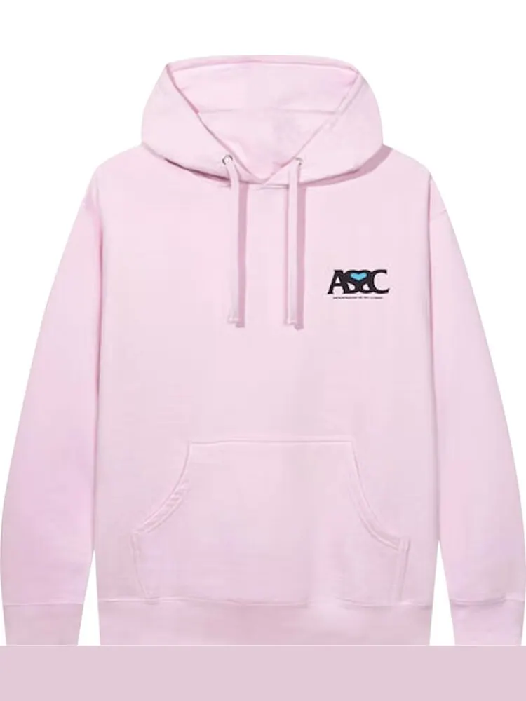 Худи Anti Social Social Club Negative Space Hoodie 'Pink' — изображение 1 из 2, розовый