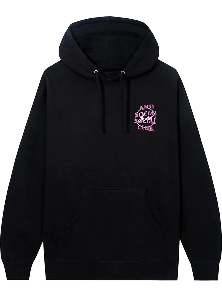 Худи Anti Social Social Club x Fragment Precious Petals Hoodie 'Black/Pink' — изображение 1 из 2, черный