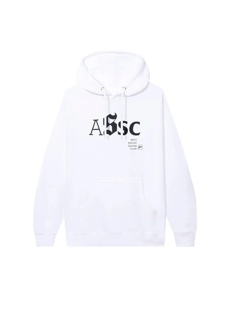 Худи Anti Social Social Club x Fragment Type A Hoodie 'White' — изображение 1 из 2, белый