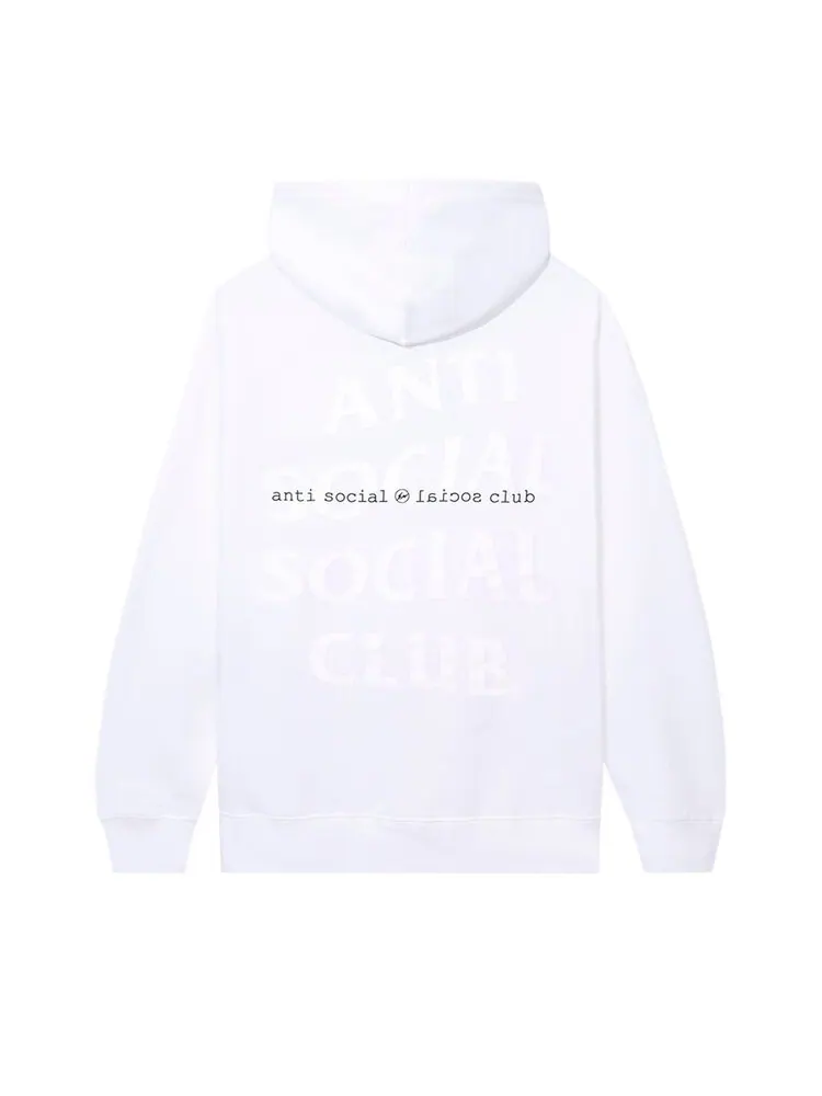 Худи Anti Social Social Club x Fragment Type A Hoodie 'White' — изображение 2 из 2, белый