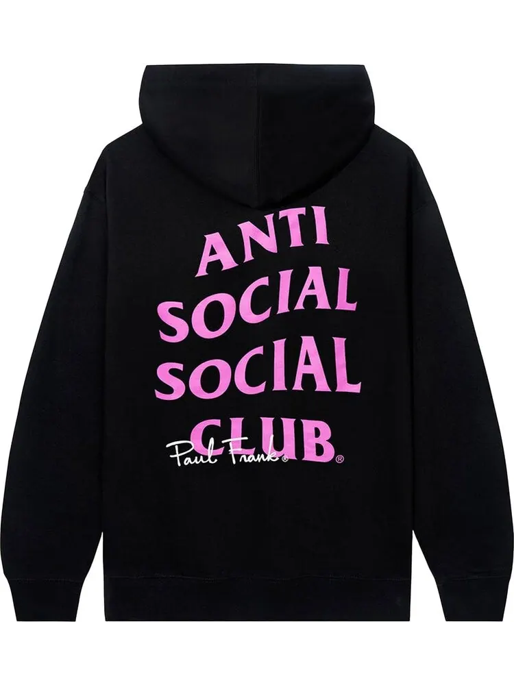 Худи Anti Social Social Club x Paul Frank Circles Hoodie 'Black' — изображение 2 из 2, черный