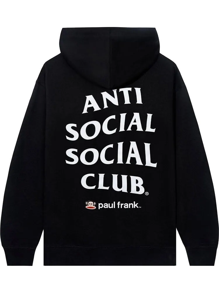 Худи Anti Social Social Club x Paul Frank Hoodie 'Black' — изображение 2 из 2, черный