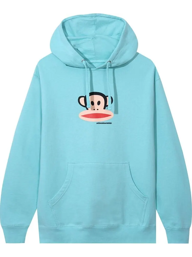 Худи Anti Social Social Club x Paul Frank Hoodie 'Mint' — изображение 1 из 2, зеленый