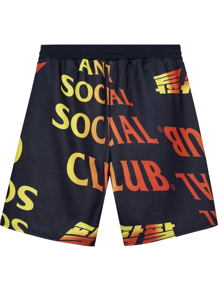 Шорты Anti Social Social Club Whisped Terry Fleece Shorts 'Black' — изображение 1 из 2, черный