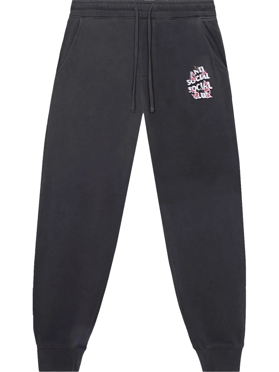 Брюки Anti Social Social Club 3.0 Washed Sweat Pants 'Black' — 1