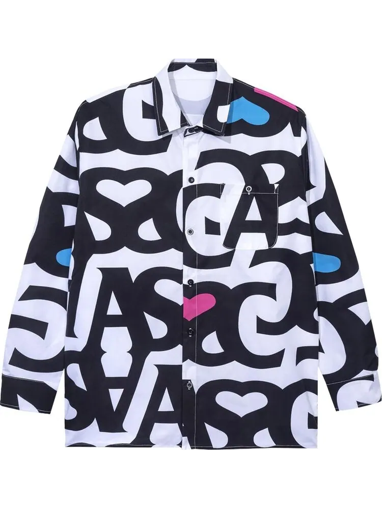 Лонгслив Anti Social Social Club Negative Space Long-Sleeve Button up 'White'