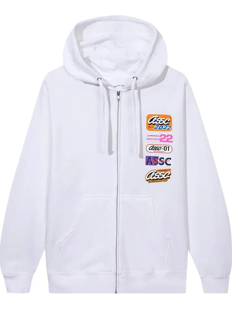 Худи Anti Social Social Club Hot Nights Zip Hoodie White — изображение 1 из 2, белый