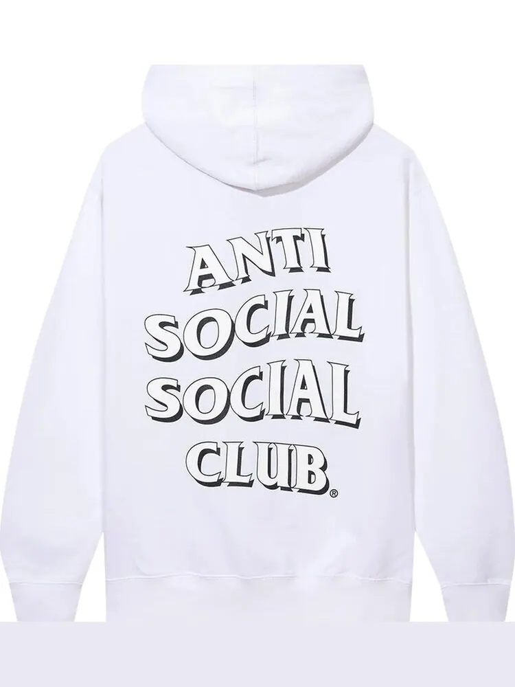 Худи Anti Social Social Club Hot Nights Zip Hoodie White — изображение 2 из 2, белый