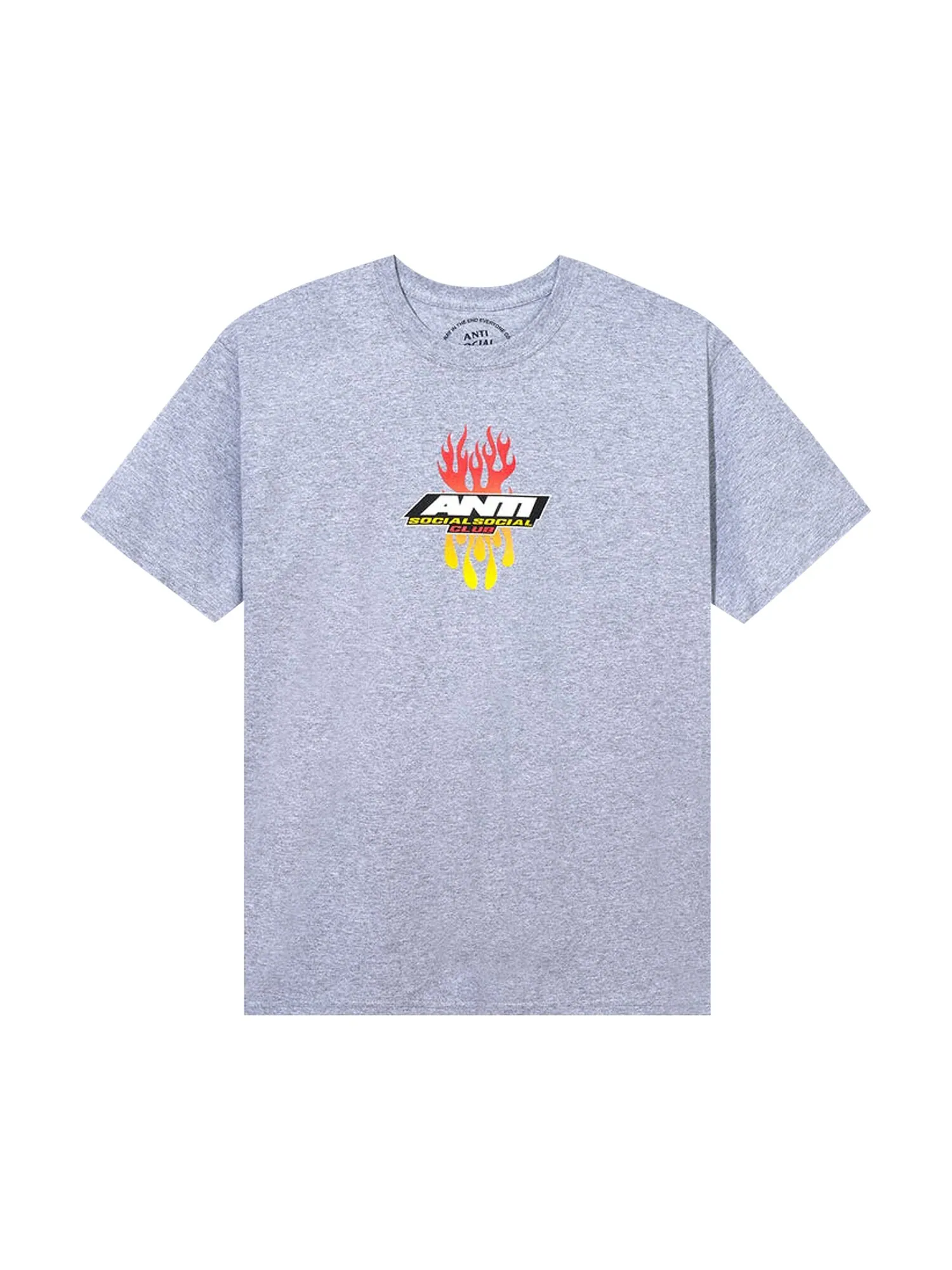Горячая с первого раза футболка Anti Social Social Club Ash Heather — изображение 1 из 4, пепельный вереск