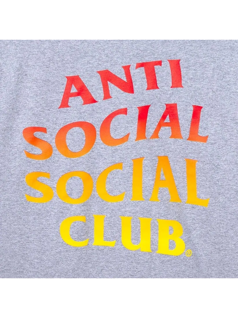 Горячая с первого раза футболка Anti Social Social Club Ash Heather — изображение 4 из 4, пепельный вереск