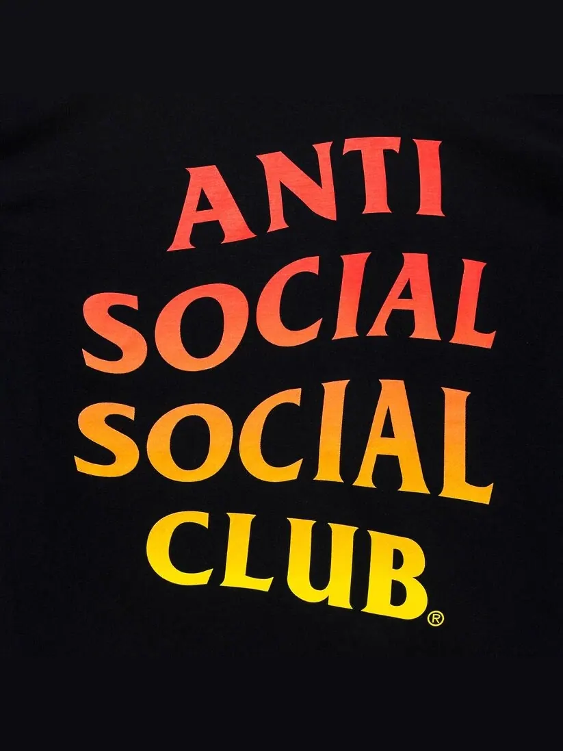 Футболка Anti Social Social Club, горячая с первого взгляда — изображение 4 из 4, черный