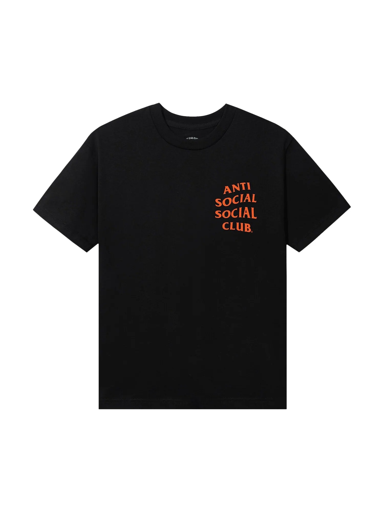 Футболка Anti Social Social Club для Хэллоуина Игры разума — изображение 1 из 2, черный/оранжевый