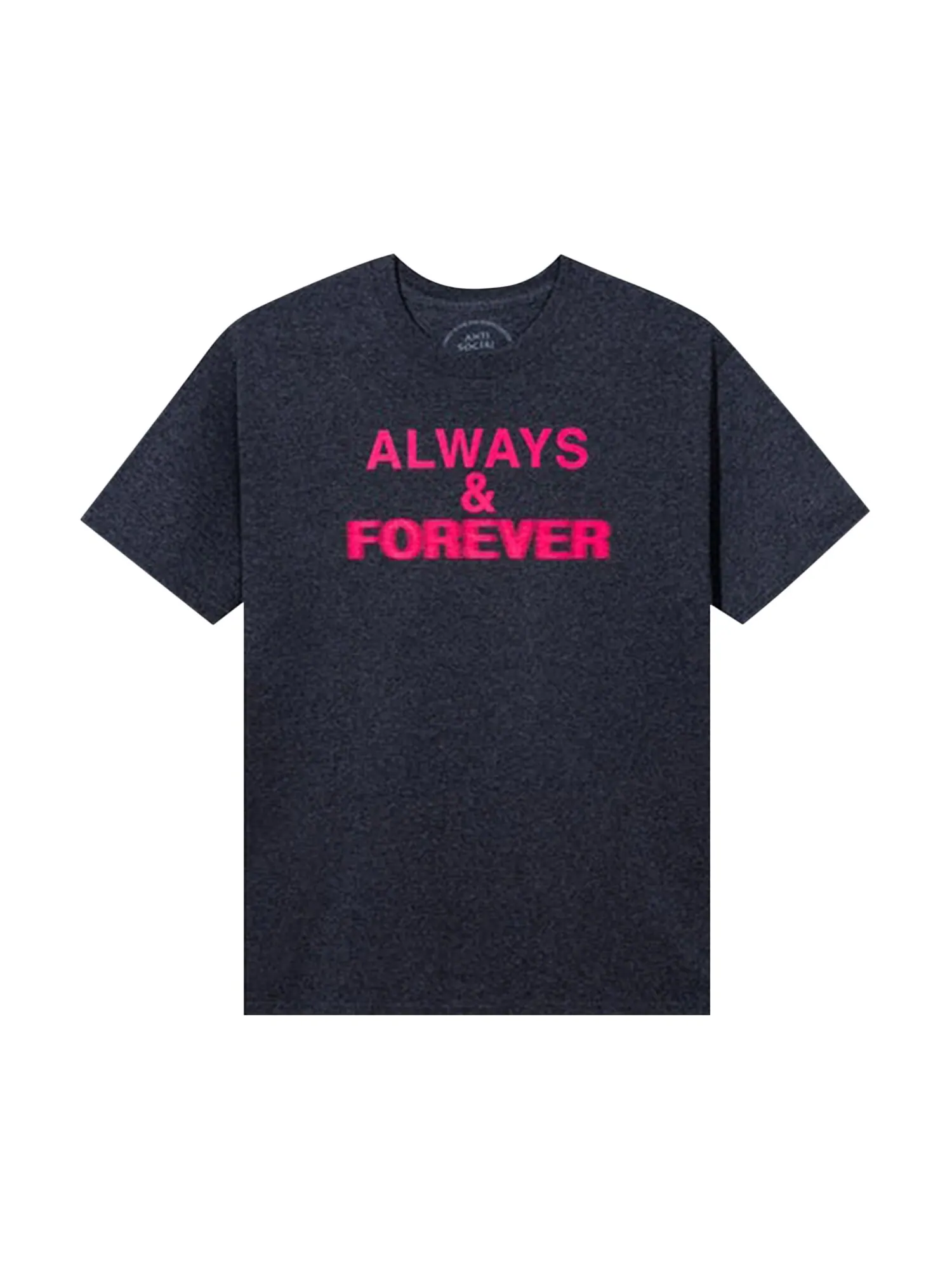 Футболка Anti Social Social Club Six Seven Heather Grey — изображение 1 из 4, серый