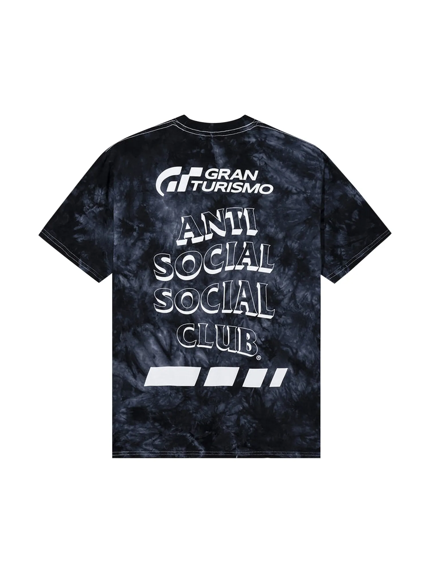 Футболка Anti Social Social Club x Gran Turismo Tie-Dye — изображение 2 из 2, черный