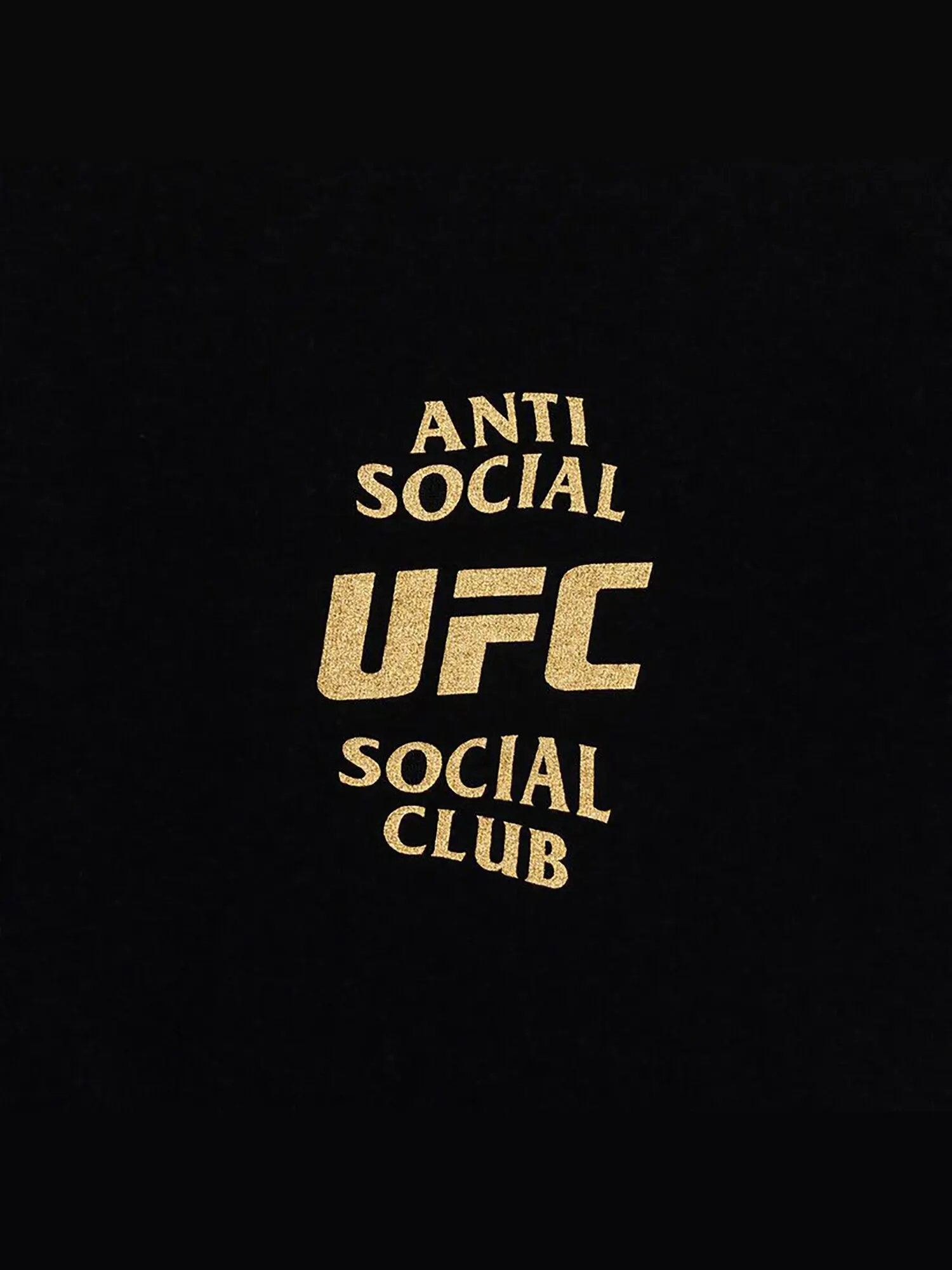 Одноименная футболка Anti Social Social Club x UFC Черная — изображение 3 из 4, черный