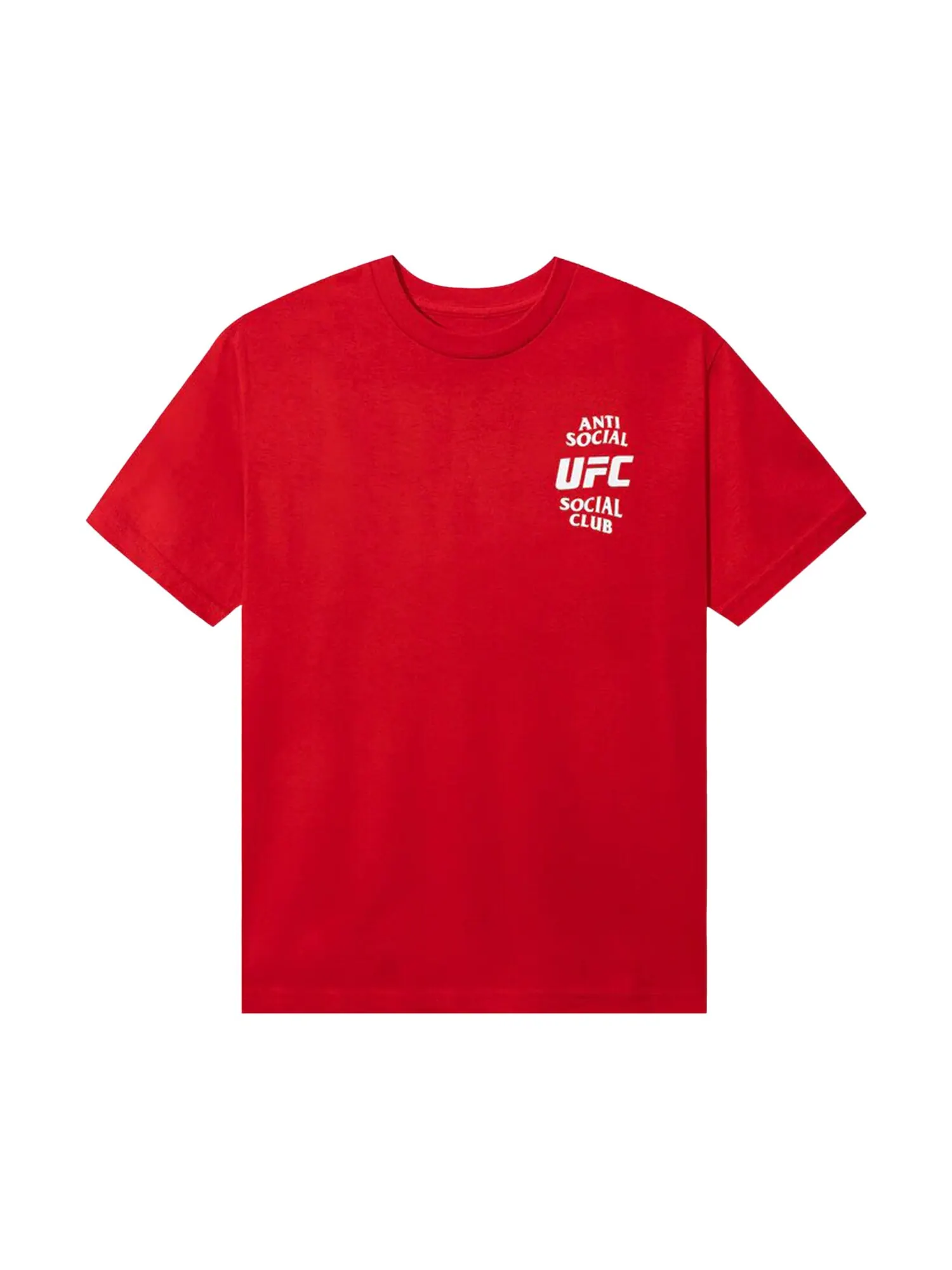 Одноименная футболка Anti Social Social Club x UFC Красная — изображение 1 из 4, красный