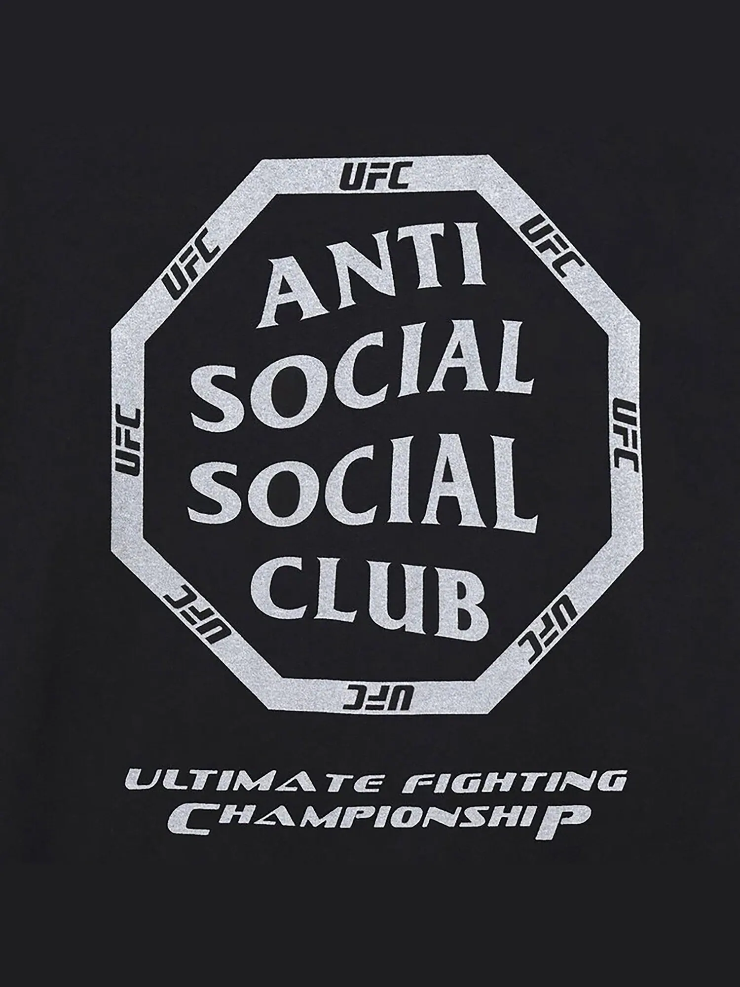 Футболка Anti Social Social Club x UFC Ultimatum — изображение 4 из 4, черный
