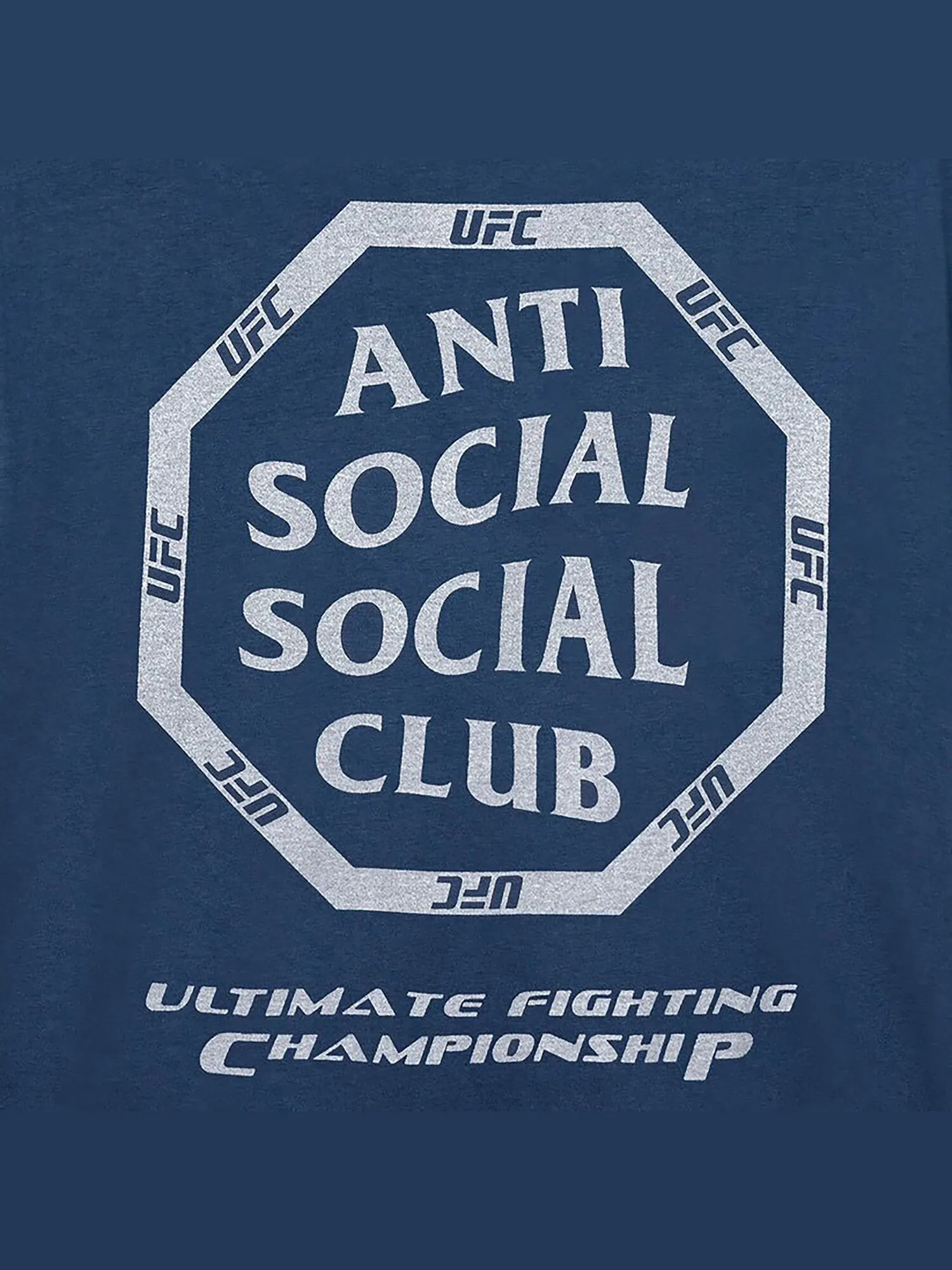 Футболка Anti Social Social Club x UFC Ultimatum — изображение 4 из 4, синий