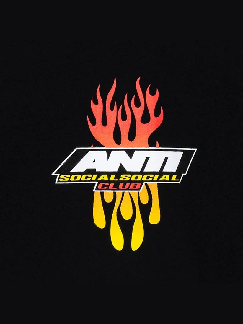 Толстовка Anti Social Social Club Hot At First — изображение 3 из 5, черный