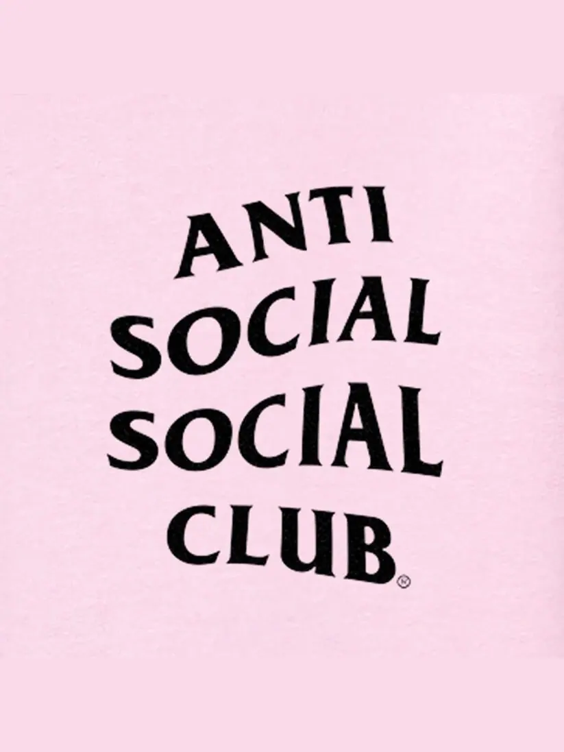 Толстовка Anti Social Social Club Kkotch Розовая — изображение 3 из 4, розовый