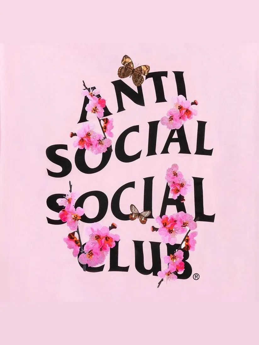 Толстовка Anti Social Social Club Kkotch Розовая — изображение 4 из 4, розовый