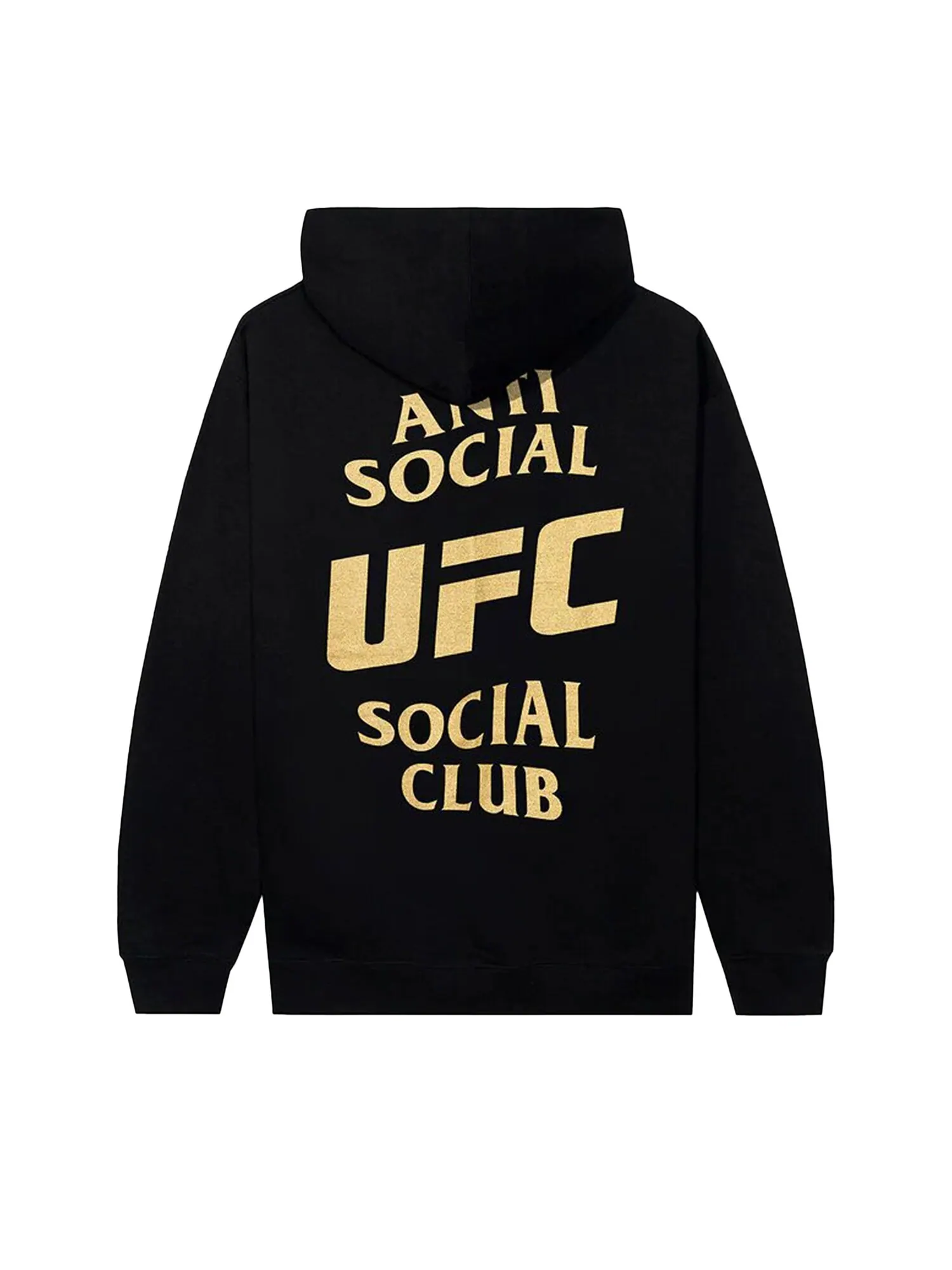 Одноименная толстовка с капюшоном Anti Social Social Club x UFC Черная — изображение 2 из 4, черный