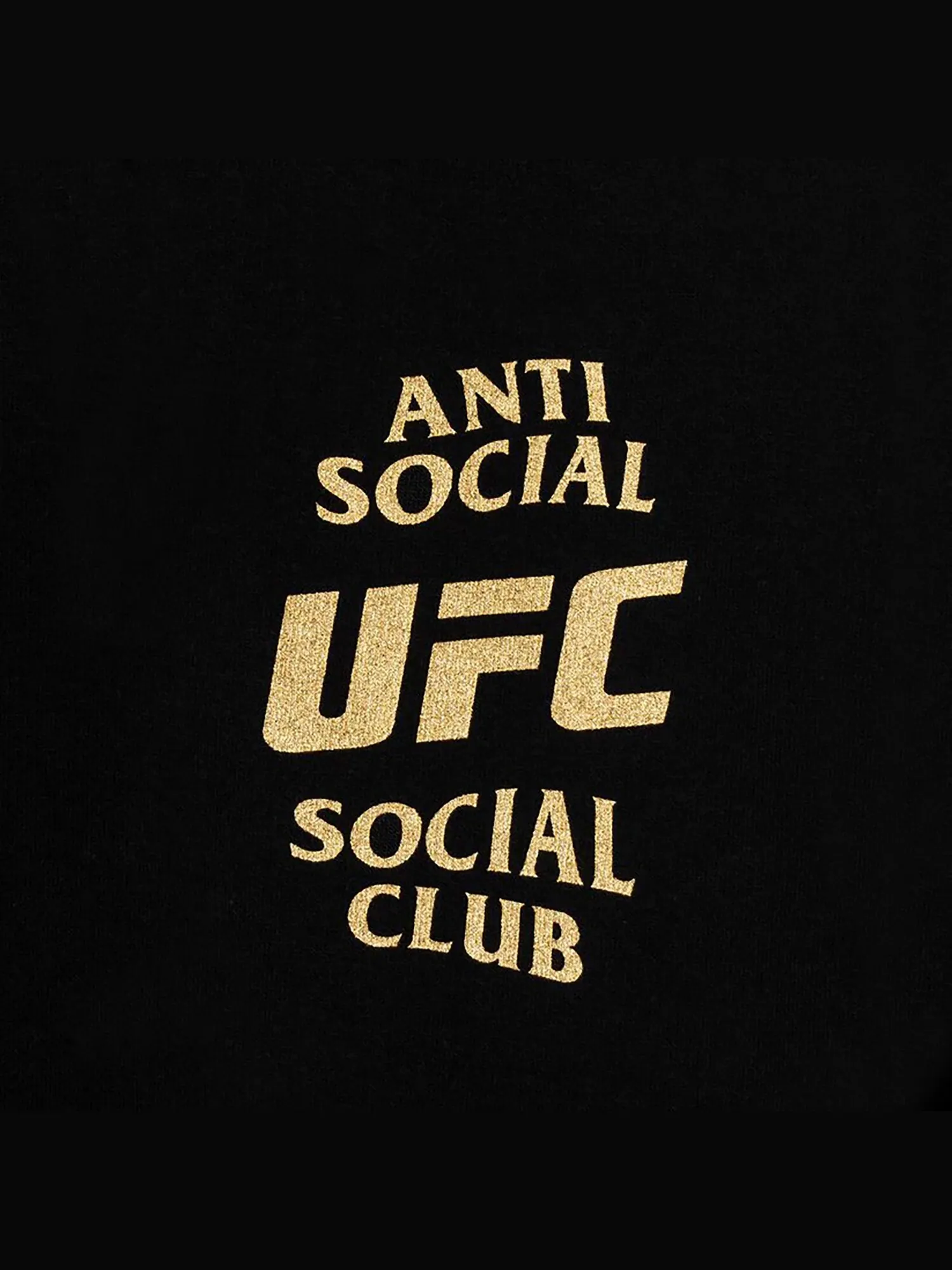 Одноименная толстовка с капюшоном Anti Social Social Club x UFC Черная — изображение 3 из 4, черный
