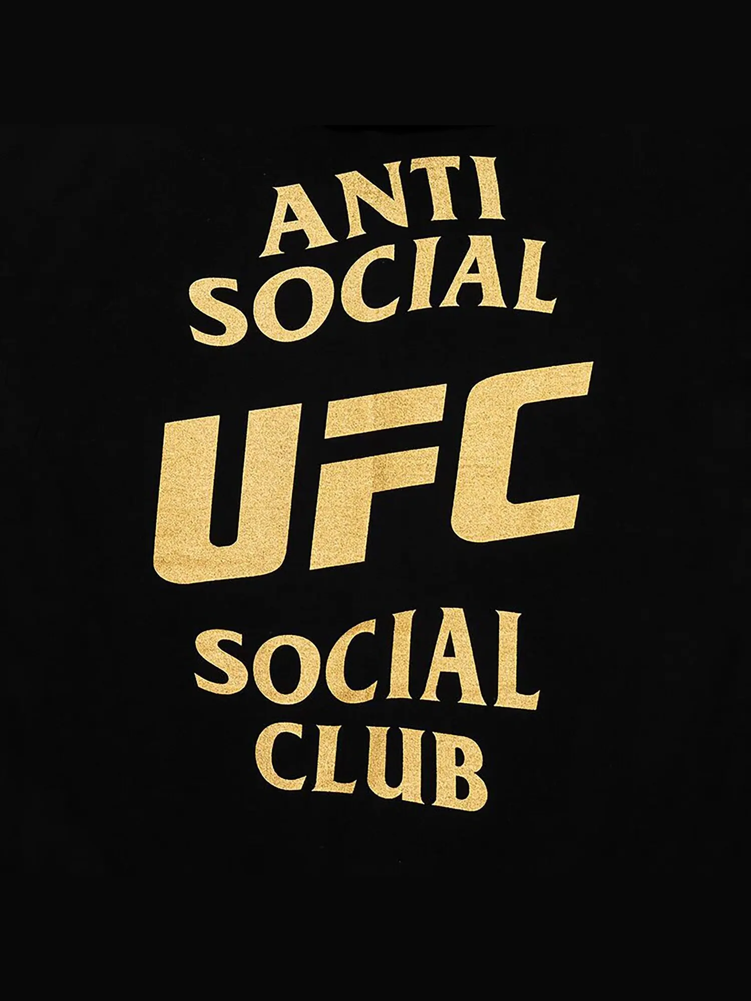 Одноименная толстовка с капюшоном Anti Social Social Club x UFC Черная — изображение 4 из 4, черный