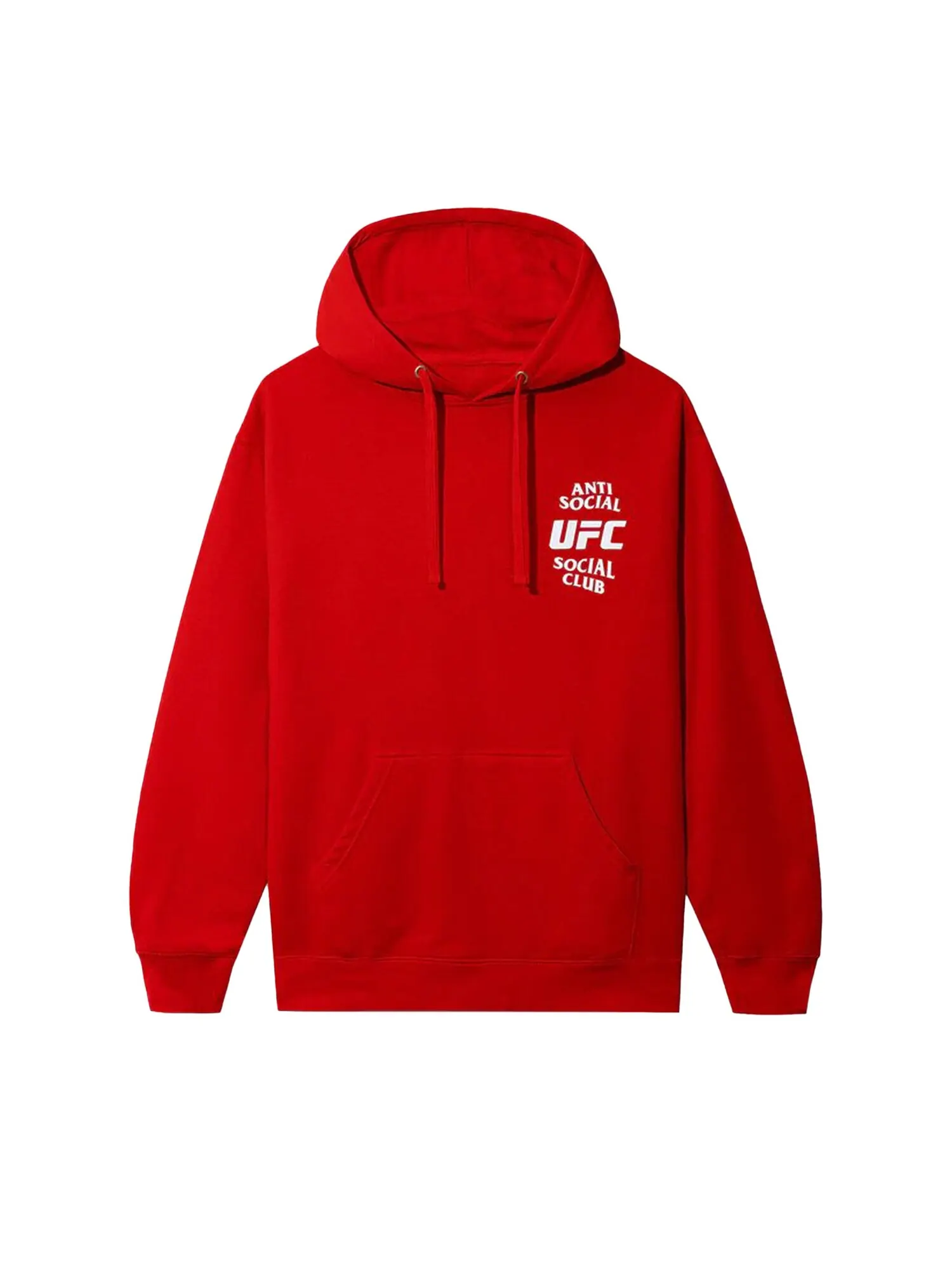 Одноименная худи Красная Anti Social Social Club x UFC — изображение 1 из 4, красный